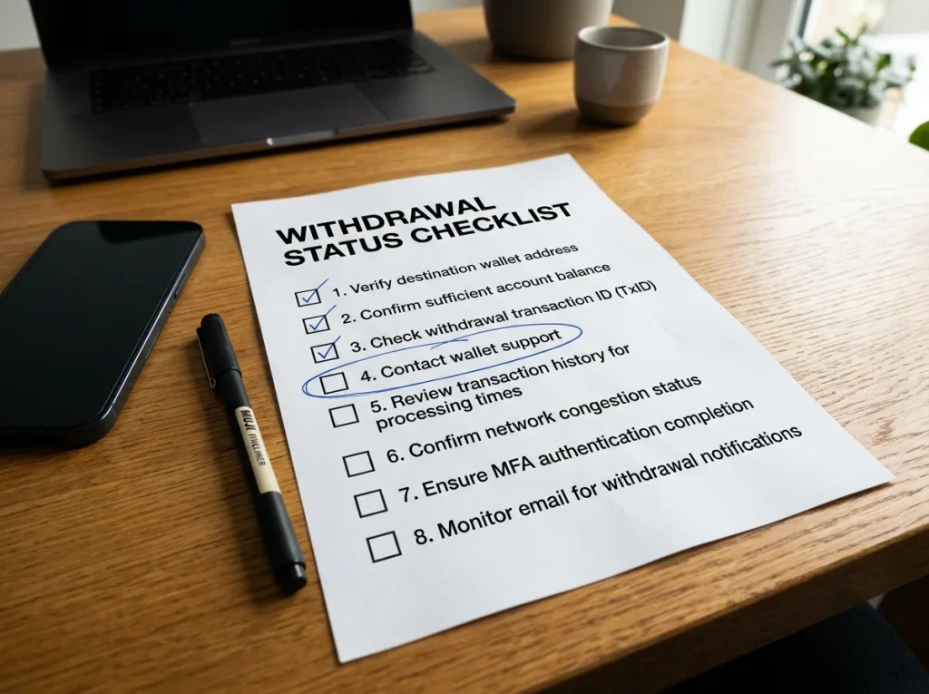 Diagnostic checklist a UK player runs through when a Payz casino withdrawal stays pending beyond the advertised window