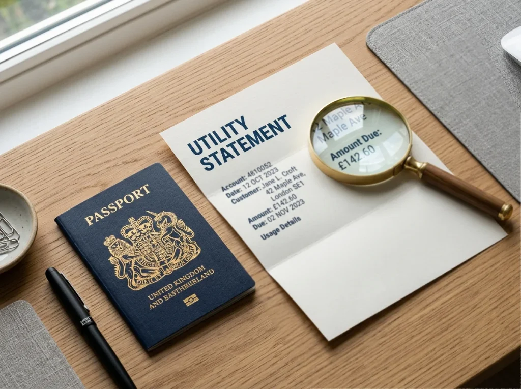 Document checklist for verifying a Payz Classic account before a first deposit at a UK online casino